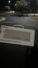 NORTH 78-Key Compact Wireless Keyboard 2.4GHz USB Low Profile QWERTY picture