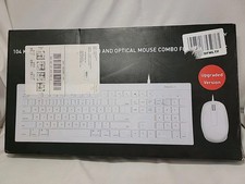 Macally 104 Key full-size USB keyboard And Optical Mouse Combo For Mac And PC picture