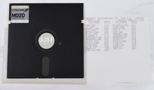 Vintage Fuji Computer Floppy Disk - Rare, Atari, Untested, As-Is (DOS 2.5) picture