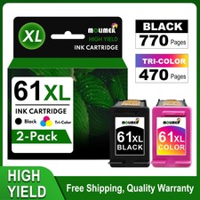 2-Pack HP 61 Ink Cartridges Compatible with Envy 4500 4501 4502 4504 4505 picture