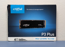 Crucial P3 Plus PCIe 4.0 NVMe 2280 M.2 Internal SSD 4TB 508-500006a NEW SEALED picture