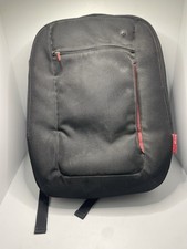 Belkin Backpack Laptop Tablet Padded Zip Bag Tote Black w/ Red picture