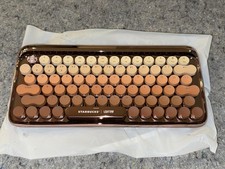 Starbucks X Lofree EH112S Mechanical Keyboard Brown Bluetooth USB Wireless picture