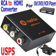 AV/3RCA to HDMI Converter 1080P Upscaler For Old VCR VHS DVD Player Camcorder picture