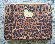 Hello Kitty Laptop Cheetah / Leopard Print Laptop Case 16