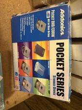Portable DVD/CDRW Disk Drive Unit Addonics IOB Vintage AEPDVRW248UM picture