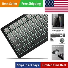 x XVX Shine Through PBT Keycaps, Keycaps 60 75 100 Percent Cherry Profile, Do... picture