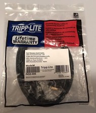 Brand New Tripp Lite Null Modem Serial RS232 Cable DB9 F/F 6-ft. P450-006 GOLD picture