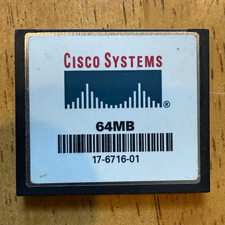 Cisco 64MB CompactFlash CF Memory Card 17-6716-01 Router Flash Untested picture