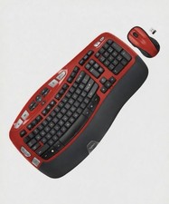 Logitech MK550 Comfort Wave K350 Red Wireless Keyboard M510 Combo Ergonomic USB picture