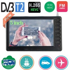 5 Inch Portable Mini Digital Tv With DVB-T2 FM ATV USB Built Battery Pocket tv picture