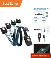 1.6FT SFF-8087 to 4 SATA High-Speed Cable - Reliable Data Transfer for Any Setup picture