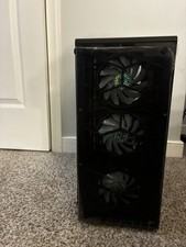 MUSETEX 903N6 ATX Mid Tower Gaming Computer Case 6 RGB LED Fans, 2 TG Panels picture