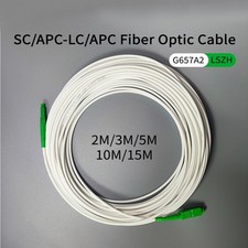 Fiber Optic Cable LC/APC-SC/APC Simplex Mode 2M/3M/5M/10M/15M G657A2 LSZH picture