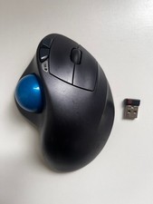 Logitech M570 Wireless Trackball _ INCLUDES USB DONGLE - TESTED + Free Battery picture