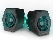 Altavoces PC Gaming 32W Bluetooth USB AUX RGB Para Laptop Mac Escritorio Negro picture