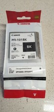 Genuine Canon PFI-101BK Black Ink for iPF5000 iPF6000S New Sealed See PHotos picture