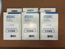 Lot of 9 Quill 7 - 11413 Nylon Printer Ribbons for OKIDARA Microline 380 390 391 picture