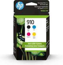 HP 910 Ink Cartridges Combo Pack for New HP Ink 910 (4Pack,BCMY) Work with 8028e picture
