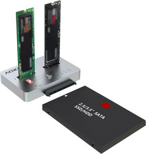M.2 Duplicator SATA to Nvme SSD Cloner Docking Staion for Nvme + M.2 NGFF and 2. picture
