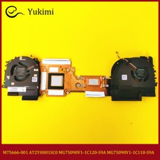 M75666-001 AT2YH001SC0 FOR HP Zbook fury 17 G8 CPU Graphics Heatsink Cooling Fan picture