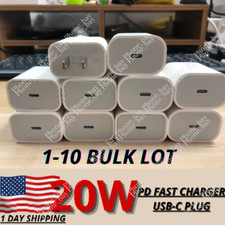10x 20W Fast Charger PD USB C Power Adapter For iPhone 14 13 12 Pro 11 XR 8 LOT picture