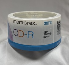 Memorex Printable CD-R 30 Pack 52X 700MB 80 Minutes picture