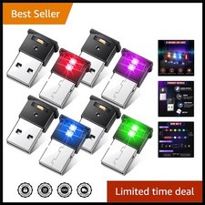 Compact USB LED Night Lamp - 8 Colors with Automatic Brightness Control picture