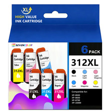 312XL Ink 6 Combo Pack Replacement for XP-8700 XP-8600 XP-8500 Printers picture