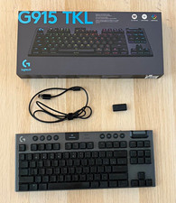 Logitech G915 TKL Wireless RGB Illuminated Mechanical Gaming Keyboard Black picture