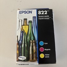 Genuine Epson 822 CMY Color Ink Cartridge OEM Sealed Exp 04/2029 NEW picture