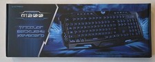 New M200 USB Wired Tricolor Crack Design Backlight Gaming Keyboard  picture