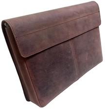 Leather Folder, Full Grain Leather File Folder Organizer Document Holder, Lea... picture
