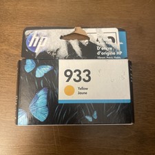 Genuine HP 933 Yellow Ink Printer Cartridge CN060AN - Sealed -  picture