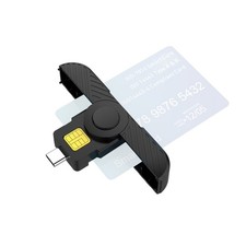 1PC CAC ID/SIM/Credit Card Reader To USB-C Connecter For WIndows and Smart Phone picture