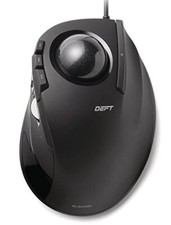 ELECOM DEFT Trackball Mouse  Wired  Finger Control  8-Button Function with Smoot picture