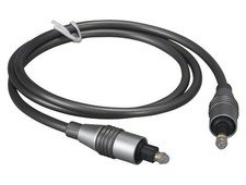 3ft Mini Toslink to Toslink Optical Cable, Molded Type, Male to Male, Gray picture