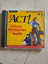 ACT 4.0 SYMANTEC Software Windows NT 95 ORIG NEW open box 📦 picture