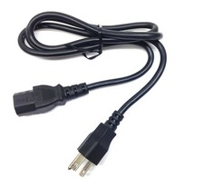 5 Ft 3 Prong Trapezoid Computer Power Cord Universal PC Cable Standard Wire 5' picture