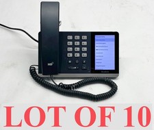Yealink SIP-T55A IP Touchscreen Smart Business Phone w/ Handset + Stand Lot 10 picture