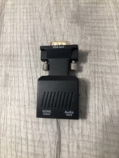 HDMI to VGA Output Converter 15pin Male 1080P Monitor Video 3.5mm Audio Adapter picture