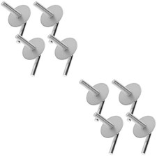 8Pcs Fan Pedestal Assembly Screws Silver Iron Durable Replacement Hardware picture