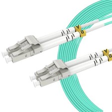 5Pack 5m/16ft OM3 LC to LC Multimode Fiber Patch Cable, Fiber Optic Cable LC ... picture