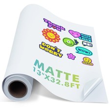 Koala Printable Vinyl Sticker Paper Roll for Inkjet Printers, 13 inch x 32.8 ... picture