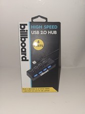 Billboard USB 2.0 High Speed 4-Port Splitter Hub NEW Multi Plug Travel Must TX picture