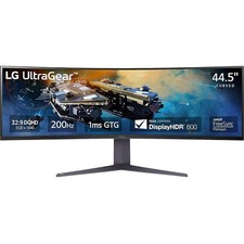 LG 45GR75DCB 45-inch Ultragear Curved Gaming Monitor, 3-Way Stand Open Box picture