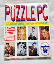 1996 Fink & Company - Elvis Presley Puzzle PC Software Windows 3.1 & 95 - READ picture