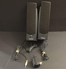 Altec Lansing 120 2.0 Wired Computer Speakers, Black, 3.5mm AUX, Type A picture