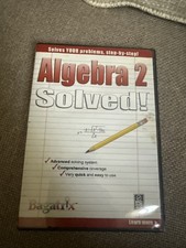 Trigonometry Solved *Rare* Bagatrix PC Cd-rom Math Software picture