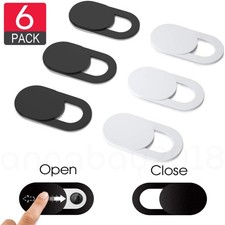 6 Webcam Cover Sticker Slide Camera Privacy Security Protect For Phone Laptop picture